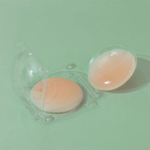 HalloBH Ultradünne Wiederverwendbar Nippel Abdeckungen aus Silikon Aufkleber Nippel Cover - Rund 8cm